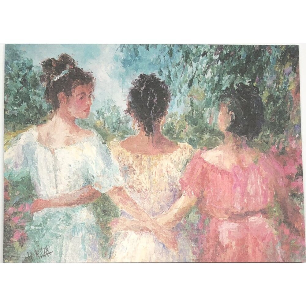 4x5.5" Reception Invitation Print TAPESTRY OF LIFE Texas Painter HENRIETTA MILAN